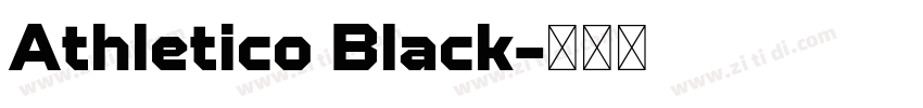 Athletico Black字体转换